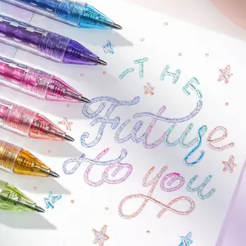 באינטרנט סלבריטאי יפה מאוד כסף כפול המתאר עט מדגיש סמן צבע בחורה חמודה הלב להחזיק ביד עט ג ' ל עט.