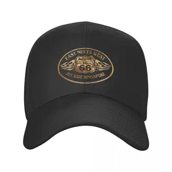 רטרו גראנג ' כביש 66 ההיסטורי מצחייה מתכווננת למבוגרים אמא הכביש אמריקה כביש אבא כובע אביב Snapback כובעי