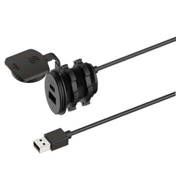 PowerVolt 27W דאש יציאת USB C-חיבור מטען לרכב W/ אספקת כוח 3.0 אביזרי רכב משלוח חינם