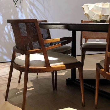 סלון כסאות אוכל נורדי עץ המבטא מסעדה משחקים השולחן קומה כסאות אוכל מסיבה Sillas פארא Comedor רהיטים