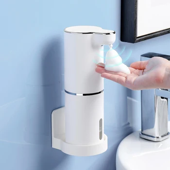 אוטומטי קצף סבון מתקן שירותים חכם מכונת כביסה עם USB לטעינה לעמוד חינם אגרוף לבן באיכות גבוהה חומר ABS