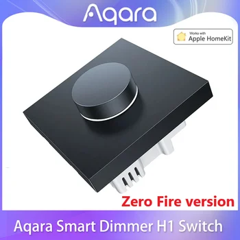Aqara מתג דימר H1 Wireless Zero-אש קו כפתור ההפעלה המסתובב Zigbee 3.0 עבור בית חכם עובדת עם Homekit אפליקציה Aqara הביתה