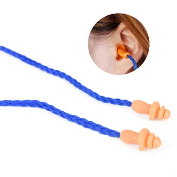 10/20Pcs סיליקון רך פתול אטמי אוזניים לשימוש חוזר הגנת שמיעה אטמי אוזניים חדשים