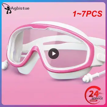 1~7PCS שחייה קוצר ראיה משקפיים מרשם שחייה מסכת אנטי ערפל Opitical Transparant שחייה Google