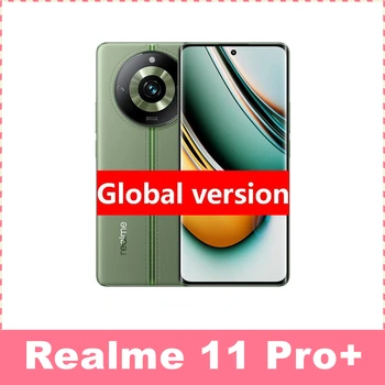 הגירסה העולמית (RU) Realme 11 Pro Plus 200MP מצלמת 6.7 אינץ OLED Dimensity 7050 100W SUPERVOOC מטען הסוללה 5000mAH NFC OTA