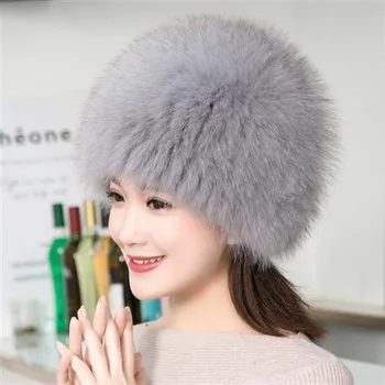 2023 חדש אופנה פרווה כובע נשי סתיו חורף עבה חם הגירסה הקוריאנית של פרווה האוזן הגנה מזרח קאפ