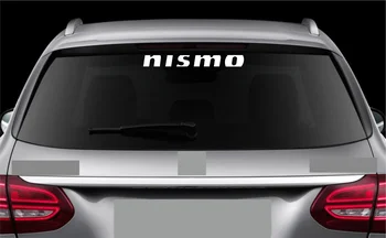 על החלון האחורי מדבקה מתאימה ניסן Nismo מדבקות ויניל סמל הלוגו RW53