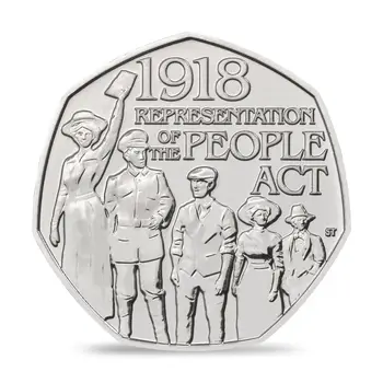 המלכה אליזבת אווטאר בריטניה 2018 עמ '50 אנשים נציגו של מעשה ההנצחה מטבע 27.3 מ