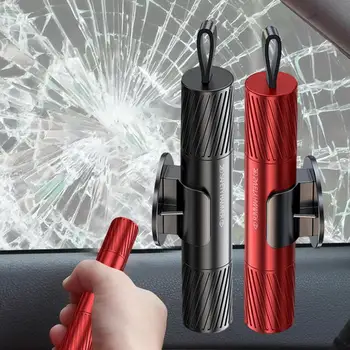 חלון המכונית מפסק הבטיחות קאטר בטיחות פטיש אוטומטי חירום חלון זכוכית מפסק חותך חגורת בטיחות מצילות חיים ברכב חירום