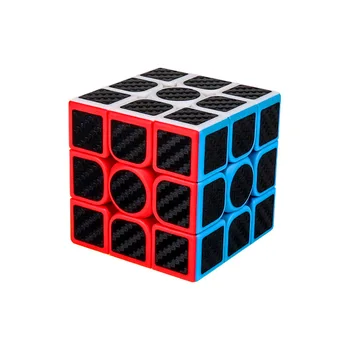 Moyu Meilong 3x3 סיבי פחמן הקוביה 2x2x2 סיבי פחמן מדבקה הקוביה מ 
