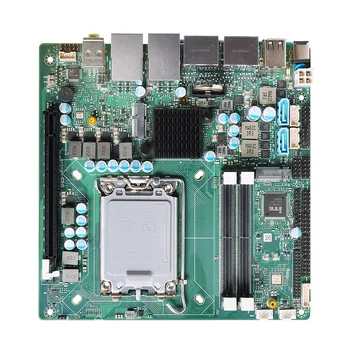 Piesia 12 אינטל LGA1700 אלמון לייק-S Mini PC לוחות אם H610 השם LVDS כפול Lan Mini ITX לוח האם לשירות עצמי מכונה