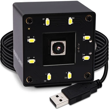 ELP IMX298 16MP פוקוס אוטומטי USB מצלמה עם נוריות הלבנות יום ראיית לילה מיני מחשב וידאו מצלמת מחשב נייד Pi פטל טסון
