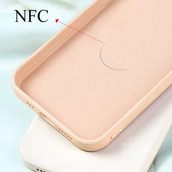 iPhone13 התיק המקורי נוזל סיליקון רך עם כיסוי מקורי שבב NTAG213 NFC מדבקה ISO14443A 13.56 MHZ RFID NFC תווית Sticke