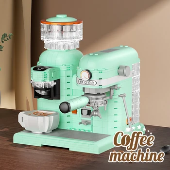 יצירתי טחינת קפה, מכונת סימולציה מודל העבודה קישוט מיקרו אבני בניין לבנים צעצועים מתנות