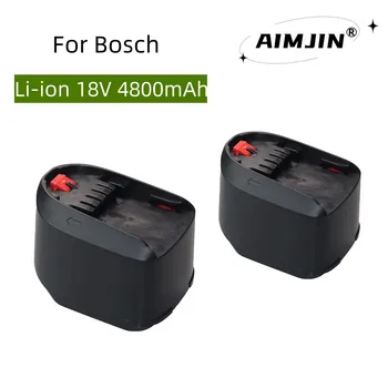 AimJin 18V 4800mAh סוללה ליתיום-יון עבור Power4All PBA 18V על 18V Bosch בית וגן כלים