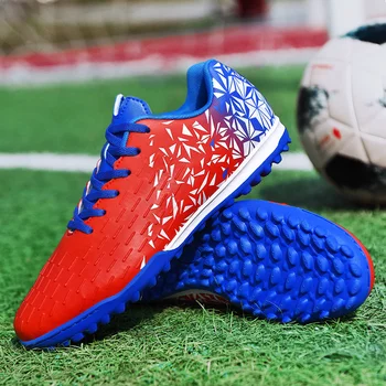 אופנה נמוכה העליונה נעלי כדורגל לגברים חיצונית החלקה Futsal נעלי ספורט נעלי כדורגל גברים בחברה כדורגל סוליות נעלי השטח