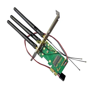 A+E ,מפתח M. 2 NGFF ממשק אלחוטי בבקר PCIe x1 Network Card תומך מתאם Bluetooth