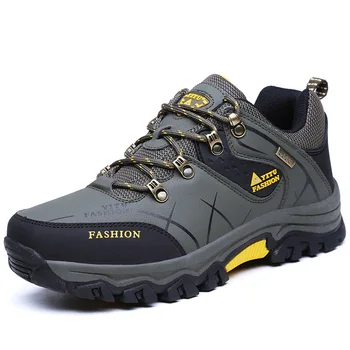 2023 סתיו/חורף חדש גדול של גברים נעליים נמוכה העליונה חיצונית טיפוס הרים נעלי אנטי להחליק נעלי הליכה מ-0f0109