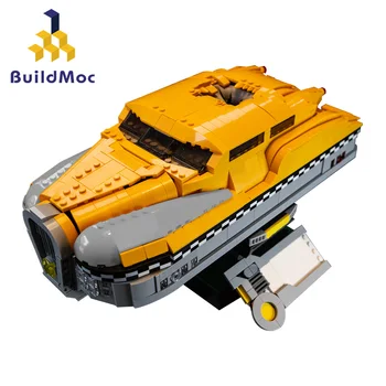 Buildmoc לבנים העתיד מרחב כוכב סדרת 5 אלמנט טקסי טילים היי-טק אבני בניין עיר לבנה סרט ילדים צעצועים מתנות