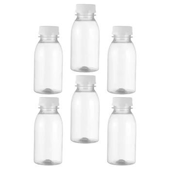 6 יח ' בקבוקי מים לילדים חלב בבקבוק לשימוש חוזר בקבוקים ריקים נייד מיץ קטנים מכסים המים את חיית המחמד הילד