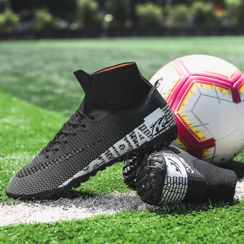 Haaland כדורגל סוליות נעליים הסיטוניים חיצונית ללבוש עמידים Chuteira החברה משובץ נעלי כדורגל Futsal אימונים נעלי ספורט