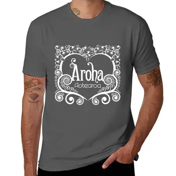 חדש Aroha Aotearoa לב חולצה מהדורה חדשה חולצה בתוספת גודל חולצות מותאם אישית חולצת גברים חולצות t