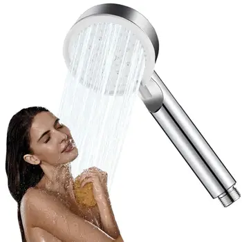 5 מצבים להתאמה אוניברסלי אמבטיה ראשי מקלחת חיסכון במים המרסס זרבובית לחצן עצור ספא שירותים בלחץ גבוה ראש מקלחת