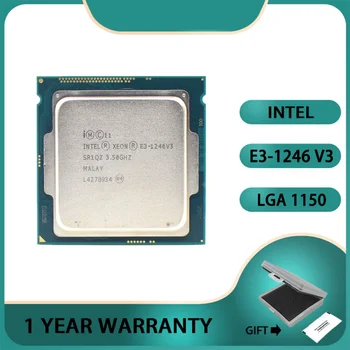 Intel Xeon E3-1246 v3 מעבד 3.5 GHz Quad-Core שמונה חוטי-84W E3 1246v3 E3 1246 v3 מעבד LGA 1150
