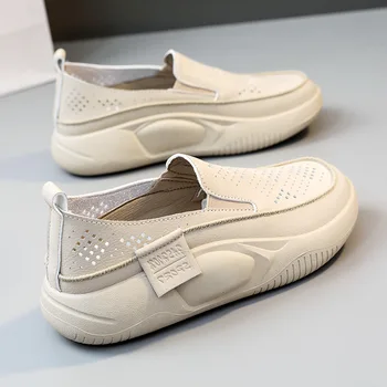 נשים נעלי ספורט סיבתי נעליים 2023 חדש רשת לנשימה נוח פלטפורמת נעליים מזדמנים ספורט נעלי נשים