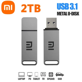 החדש XIAOMI USB 3.1 Flash Drive 2TB מהיר עט כונן 1TB מתכת עמיד למים סוג C-Usb PenDrive עבור התקני אחסון במחשב