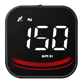 מד מהירות עבור המכונית Head-Up Display רכב אוניברסלי האד דיגיטלי GPS מד מהירות עם Speedup בדיקת בלמים בדיקת מהירות יתר מעורר LED