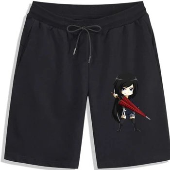 Gintama אקונה מנגה חמודה אנימה האמנות גברים מכנסיים קצרים mens ('נשות זמין) גברים מכנסיים קצרים שחורים(1)