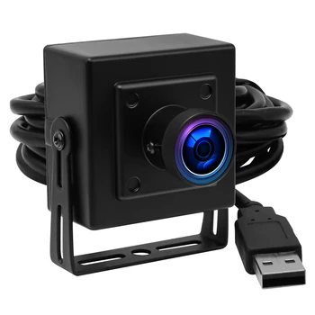 ELP HD 1080P תאורה נמוכה USB מצלמה רחבה זווית עיוות לא 30FPS CMOS IMX323 Mini USB מצלמת אינטרנט מחשב נייד, מצלמה עם מיקרופון