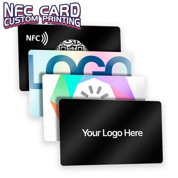 NTAG215 הדפסה מותאם אישית NFC כרטיס ביקור מהר לקרוא Ntag 215 חכם כרטיס שם דיגיטלי כרטיס ביקור להכרה חברתית כרטיס