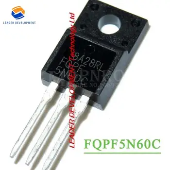 10pcs/הרבה FQPF5N60C 5N60C 5N60 MOSFET N-CH 600V 4.5 ל-220F מקורי חדש