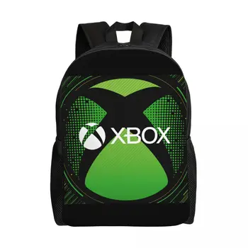 קלאסי Xboxs לוגו תרמיל לנשים גברים עמיד למים קולג ' משחק גיימר מתנות התיק הדפסה בוא נזוז