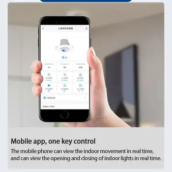 אוטומטי גוף האדם גלאי נייד 2.4 ghz בית חכם Tuya חכם Zigbee האנושי חיישן נייד App-בקרת מפתח Ac200v מדויק