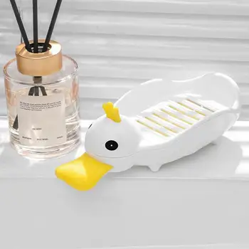 קל לשימוש מחזיק סבון חמוד ברווז סבון כלים נייד ניקוז סל Separatable מחזיק עבור חדר המטבח עבור מקלחת