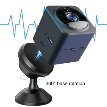 1080P HD Mini WiFi מצלמה חכם הפחתת רעש קטן מצלמת ראיית לילה מקצועי בית חכם נייד מיקרו מצלמה