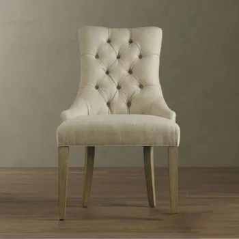 מותאם אישית כסאות אוכל הטרקלינים UniqueNordic חדר רך נורדי משענת הכיסא מינימליסטי מתכת עץ מסעדה נורדי רהיטים